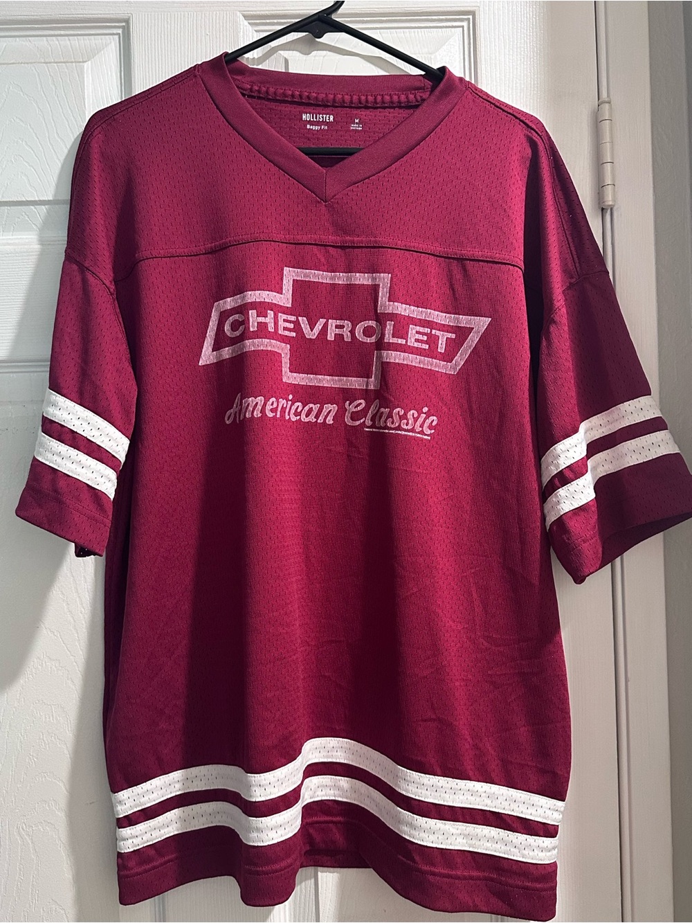 Hollister Baggy Chevrolet Graphic Football Jersey